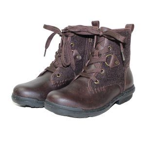 UGG Hapsburg Hiking Boots Leather Rubber Traction Sole Women's 6 NEW! 1122791